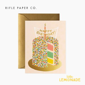 【RIFLE PAPER】 レイヤーケーキ バースデー カード/LAYER CAKE BIRTHDAY バースデイカード 誕生日 Birthday カード message card メッセージカード グリーティング メッセージ greeting プレゼント お祝い　 