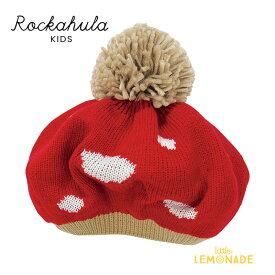 【Rockahula Kids】Toadstool Knitted Beret ( T2091R-1) 3-6歳サイズ きのこ ニット ベレー帽 帽子 子ども用帽子 誕生日 クリスマス プレゼント ギフト ロッカフラキッズ 23AW あす楽