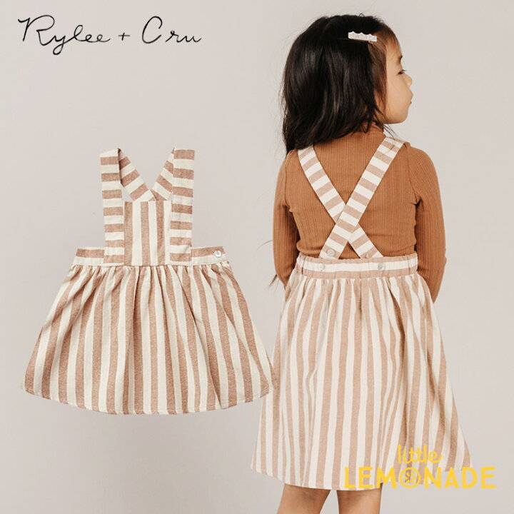 楽天市場】【Rylee＋Cru】 PINAFORE DRESS RETRO STRIPE 【6-7歳/8-9歳  