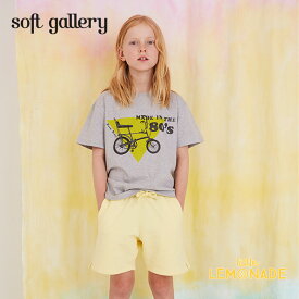 【Soft gallery】 自転車デザイン Tシャツ 【2歳/4歳/6歳】 子供服 トップス T-SHIRT ASGER chopper print 半袖 自転車 ソフトギャラリー 子供服 SS リトルレモネード アパレル SALE 24SALE