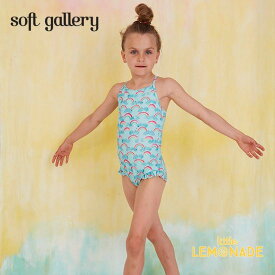 【Soft gallery】レインボー ワンピース水着 【4歳】 SWIMSUIT SWIMSUIT IDA レインボーデザイン 水着 虹 rainbow キッズ 子供 水着 UPF 50+ スイミング 旅行 プール リトルレモネード アパレル SALE KTZ