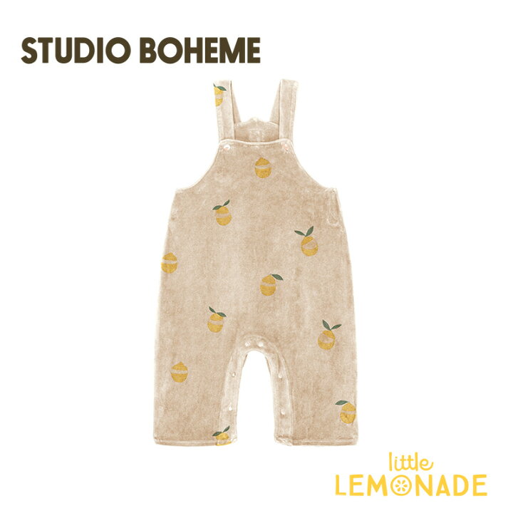 楽天市場】スタジオボエム OVERALL HOMER【6か月,18カ月】 LEMON 