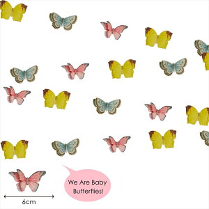 TrulyFairyバタフライガーランド【ミニ】5M【TalkingTables】壁飾りバナーバンティングTrulyFairyMiniPaperButterflyBunting誕生日会蝶ちょうちょデコレーション女の子パーティー春妖精TSFAIRY-MINBUNTあす楽リトルレモネード