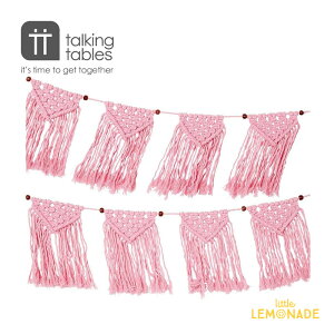 yTalking Tablesz }N K[h / sN   }N҂ a Boho Pink Macrame Garland {w~A T}[p[eB[  summer EFfBO  BOHO-GARL-KNIT-PNK gl[h 500