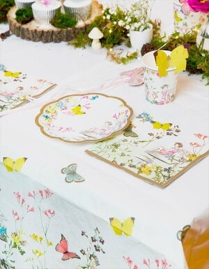 TrulyFairyバタフライガーランド【ミニ】5M【TalkingTables】壁飾りバナーバンティングTrulyFairyMiniPaperButterflyBunting誕生日会蝶ちょうちょデコレーション女の子パーティー春妖精TSFAIRY-MINBUNTあす楽リトルレモネード