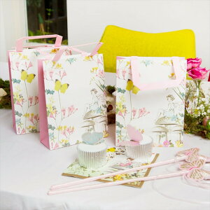 TrulyFairyバタフライガーランド【ミニ】5M【TalkingTables】壁飾りバナーバンティングTrulyFairyMiniPaperButterflyBunting誕生日会蝶ちょうちょデコレーション女の子パーティー春妖精TSFAIRY-MINBUNTあす楽リトルレモネード