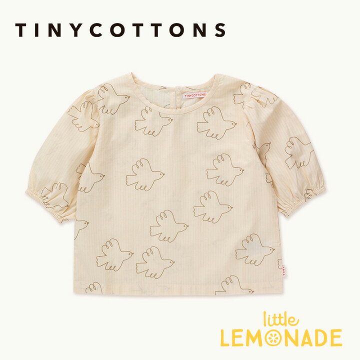 楽天市場】【tinycottons】DOVES BLOUSE 【6歳】 半袖ブラウス 