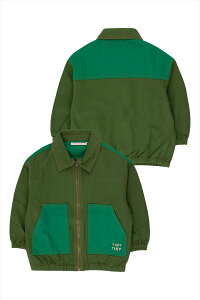 ^Cj[RbgY COLOR BLOCKED JACKET 2/3/6/8 TINYCOTTONS moss green ubNJ[WPbg AE^[  LbY O[ n Vv jZbNX Ap 92cm/98cmm/116cm/128cmg