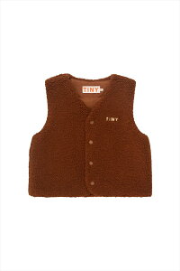 ^Cj[RbgY PADDED TINY VEST 2/3/4/6/8 TINYCOTTONS brown {AxXg uE  n obNvg LbY  Ԃ Ap 92cm/98cm/104cm/116cm/128cm gl