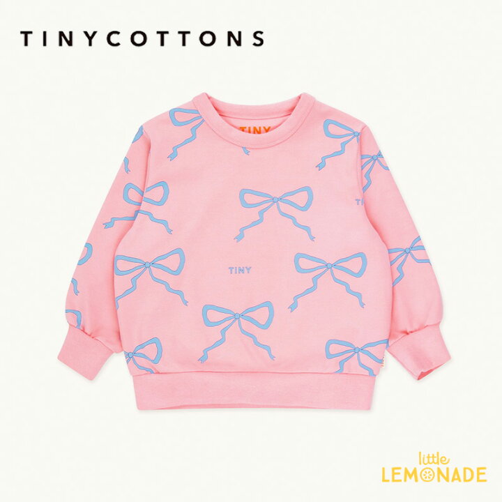 楽天市場】【tinycottons】 BOWS SWEATSHIRT【2歳/3歳/4歳/6歳】peach 