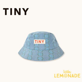 タイニーコットンズ BLUE FLOWERS BUCKET HAT 【M(50/52)・L(54/56)】 light wash denim バケットハット ブルーローズ デニム キッズ 帽子 日よけ バケハ バラ かわいい おしゃれ コットン100% 子ども リトルレモネード TINYCOTTONS SS26-502 T10 KTZ