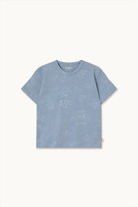 �^�C�j�[�R�b�g���Y TINY GIVERNY KNITTED TEE �y2��/3��/4��/6�΁z grey �L�b�Y �x�r�[ ���� T�V���c �g�b�v�X �O���[ �C���X�g �q�ǂ��� ������� ���킢�� �A�p���� ���g�������l�[�h TINYCOTTONS SS26-005 