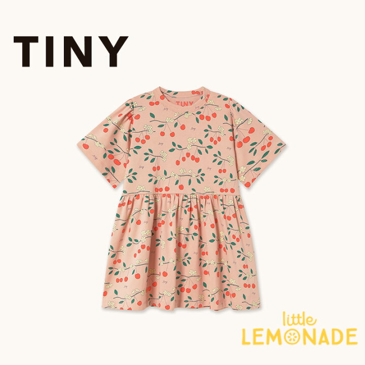 楽天市場】タイニーコットンズ CHERRY TREES DRESS 【2歳】 wild rose 