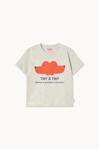 �^�C�j�[�R�b�g���Y TINY&TINY GRAPHIC TEE �y2��/3��/4��/6�΁z cream heather �h�b�O �C���X�g �ۃN���[�� �L�b�Y �x�r�[ ���� T�V���c �g�b�v�X ���j�[�N �q�ǂ��� ������� ���킢�� �A�p���� ���g��