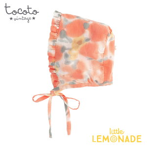 yTocoto Vintagez FLOWER PRINTED BABY CAPyMTCYzԕ {lbgXq nbg xr[ q ĕ C|[g gRgBe[W 21SS gl[h Ap SALED