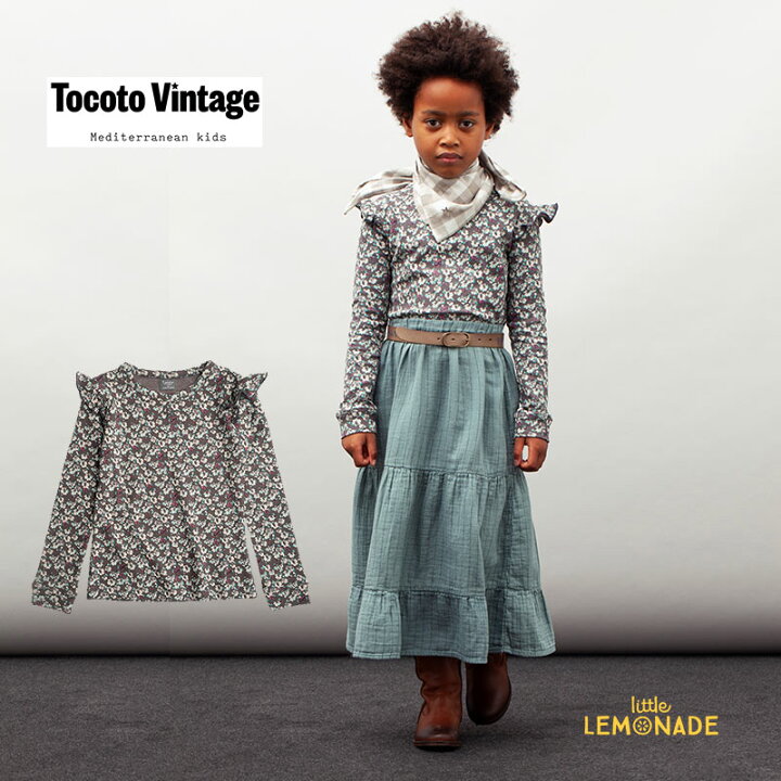 楽天市場】【Tocoto Vintage】 KID FLOWERS PRINTED T-SHIRT 【6歳 / 8 