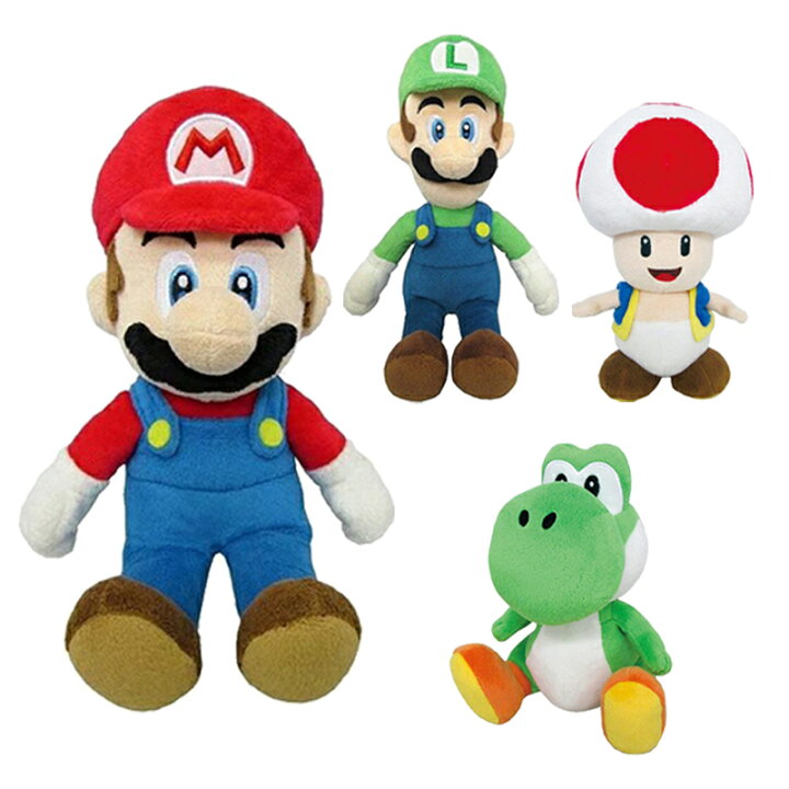 楽天市場 スーパーマリオシリーズ ぬいぐるみ マリオ ルイージ ヨッシー キノピオ 子供 プレゼント ゲーム 男の子 1歳 2歳 3歳 誕生日 プレゼント キャラクター あす楽 リトルレモネード 任天堂 公式 正規品 Lnw リトルレモネード楽天市場店