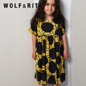 【WOLF&RITA】SILVIA RETRO DRESS FLOWERS YELLOW 【4歳/6歳】 イエロー ワンピース WRSS22SIRFY ポルトガル 子供 女の子 おしゃれ ウルフアンドリタ リトルレモネード 子供服 アパレル 22SS YKZ SALE 24SALE