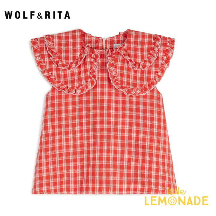 楽天市場】【WOLF&RITA】CLARISSA CHERRY CHECK Blouse【2歳/4歳/6歳  