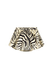 【WOLF&RITA】 LUISA ZEBRA BLACK Shorts 【6-12か月,12-18か月,18-24か月】 ゼブラ柄 ブルマ スカート 一体型 しまうま柄 ボトムス ウルフアンドリタ ベビー服 子ども服 海外子ども服 リトルレモネード アパレル AW23 YKZ WRBAW 23LUZB