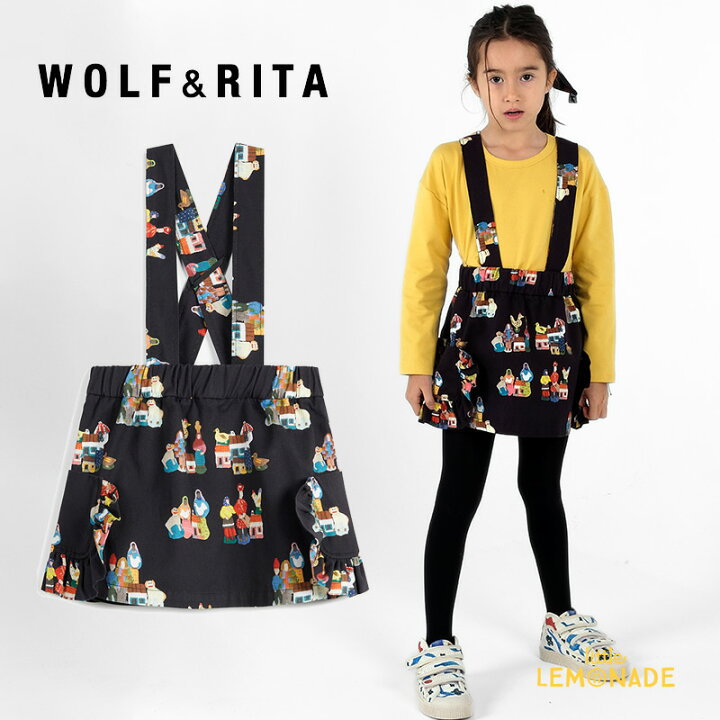 楽天市場】【WOLF&RITA】 CELINA FADO 【2歳/4歳/6歳】Skirt 肩紐付き 