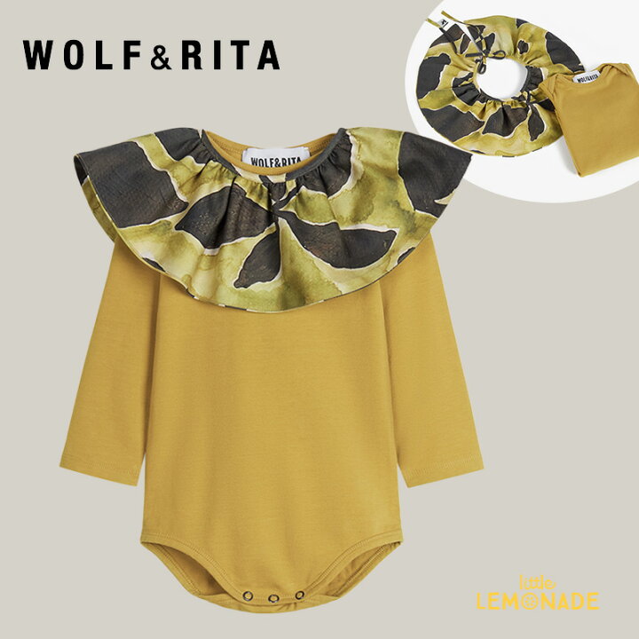 楽天市場】ウルフアンドリタ AURORA OLIVE (6-12か月) WOLF&RITA ウルフアンドリタロンパース6/12