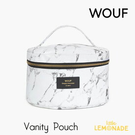 【WOUF】 バニティポーチ 【White Marble 】 XL Beauty 白 大理石 マーブル おしゃれ pouch メイクアップバッグ メイクポーチ 化粧ポーチ ポーチ 小物入れ 旅行ポーチ 化粧品入れ(WOOUF!) あす楽 リトルレモネード