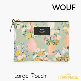 【WOUF】 ラージポーチ A?da Large Pouch 花 花柄 大人 女の人 男の人 クラッチバッグ pouch バッグ 女性向けギフト 小物入れ 小物ポーチ あす楽 リトルレモネード 24SALE