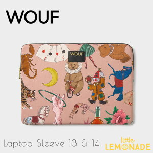 13�C���`/14�C���` PC�P�[�X �yCircus�z�yWOUF�z Laptop Sleeve 13 & 14 �T�[�J�X �s���N ���� �i�C���� �p�\�R���p�X���[�u Macbook �m�[�g�u�b�N notebook �p�\�R���P�[�X ���b�v�g�b�v�P�[�X ������� ��