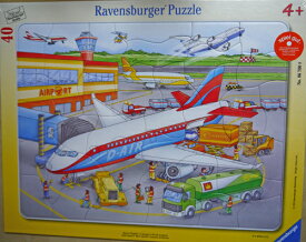 【知育玩具】 Ravensburger：はじめてパズル40P飛行場