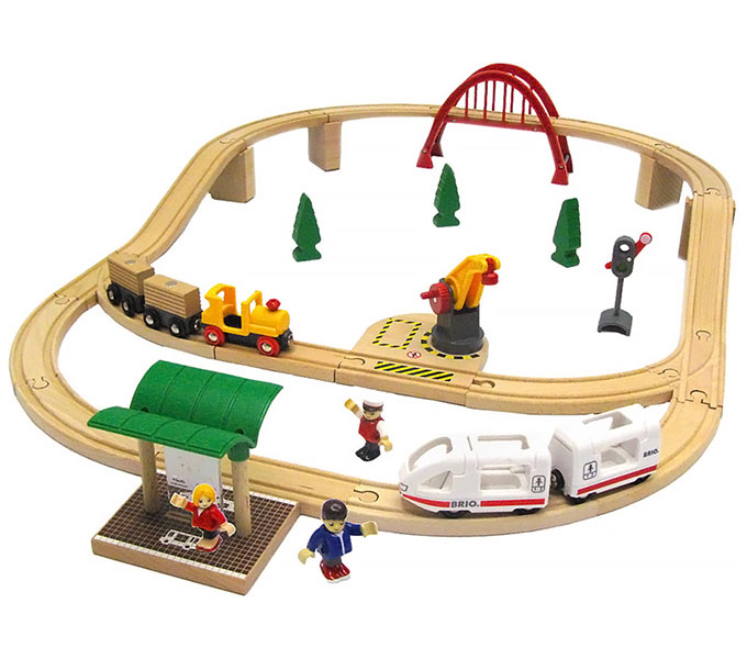 汽車あそび 木のおもちゃ 人気の贈り物が大集合 BRIO：ブリオ SEAL限定商品 貨物トラベルセット