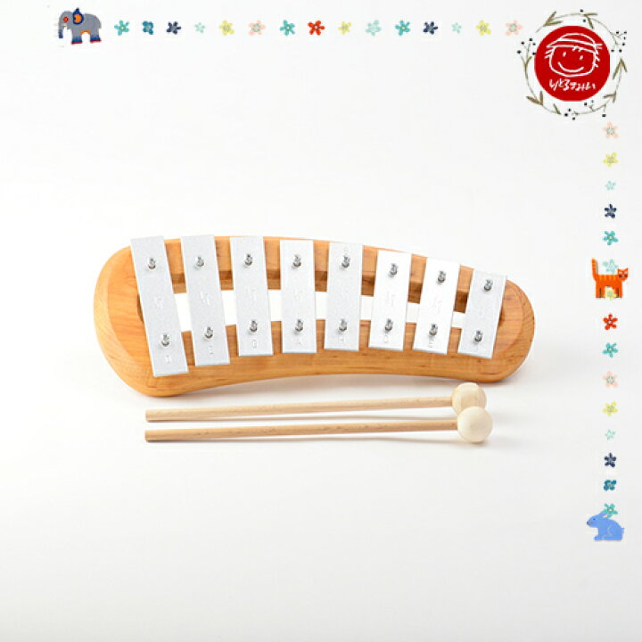 楽天市場】【Decor:デコア】鉄琴・ペンタ8音 : りとるまみい［木の 