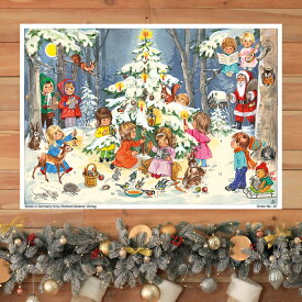 【クリスマス用品】アドベントカレンダー：ツリーを囲んで☆メール便200円発送可能