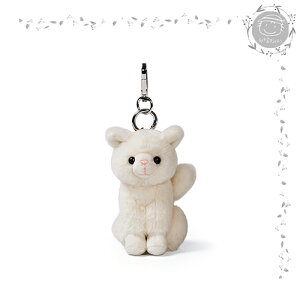 �yMcHugs�F�}�b�N�n�O�X�zWell-behaved White Cat Bag Charm �q�l�R�E�o�b�N�`���[��