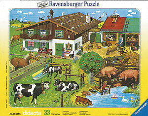 Ravensburger：はじめてパズル33P牧場の牛