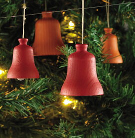 【クリスマス用品】ベックの木の鐘カラーL［ Christmas：クリスマスオーナメント ］