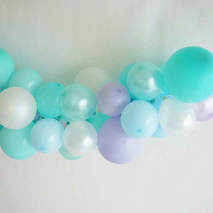 楽天市場 バルーンガーランド 1m マーメイド バルーンアーチ 誕生日 バルーン 飾り付け ガーランド 飾り 男の子 女の子 ゴム風船 海 バースデー ハーフバースデー ハーフ パーティー 風船 ウエディング アリエル プリンセス 大人 おしゃれ かわいい あす楽 Little Party