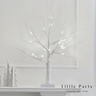 ブランチツリー クリスマスツリー クリスマス 飾り 飾り付け おしゃれ ツリー 白樺風 LEDライト 乾電池式…