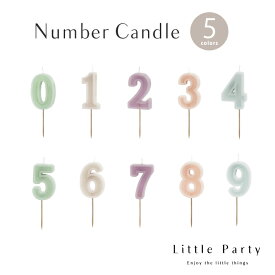 ナンバー キャンドル 数字 ロウソク ろうそく デコレーション グリーン ホワイト ベージュ ピンク パープル ブルー 手作り お菓子 飾り付け バースデー ケーキ 誕生日 誕生日ケーキ 飾り 女の子 1歳 2歳 3歳 お祝い おしゃれ あす楽 [メール便可] [Party Deco]