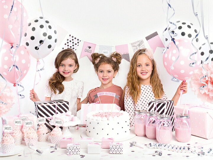 楽天市場 パーティーセット Sweets デコレーションセット 女の子 誕生日 バースデー パーティー ドット ピンク ガーランド 誕生日会 パーティーキット １歳誕生日 飾り付け パーティー テーブルコーディネート 装飾 あす楽 Partydeco Little Party