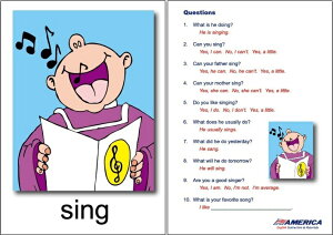 �W���C�A���g�E�A�N�V�����E�o�[�u�YF/C Giant Action Verb Flash Cards�y���w���E���w���ɃI�X�X�� �p�ꋳ�ށz