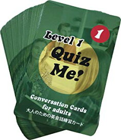 クイズ・ミー！ カンバセーション・カード for Adults - Level 1, Pack 1 Quiz Me! Conversation Cards for Adults - Level 1, Pack 1【英語を学ぶ人にオススメ 英語教材】