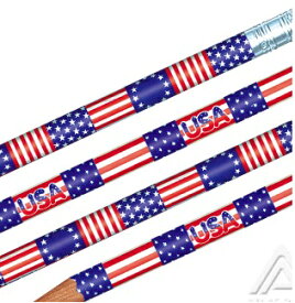USA Stars & Flags Pencils【えんぴつ・文房具・英語教材】