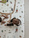 プレイマット ベビーマット 床暖房対応 リバーシブル 赤ちゃん (Boccaccini Meadows X Little Bot Baby Play Mat　Ofie mat, Wonderland) 赤ちゃん用マット ベビー用品 ベビーマットレス