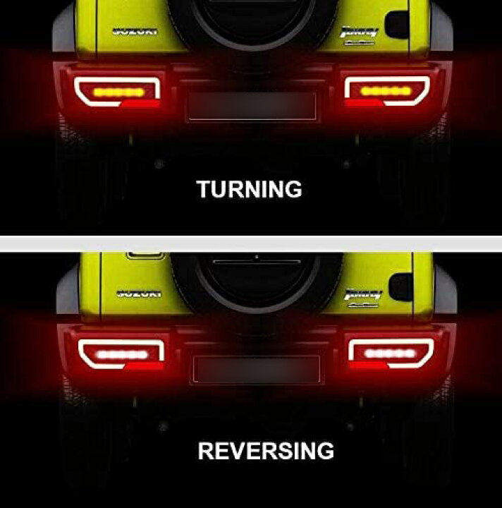 楽天市場】新型 ジムニー JB64W/JB74W ファイバーLED テールランプ  