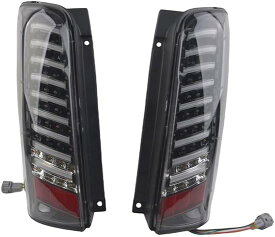 NV350 E26 キャラバン 前期　LEDテールランプ ストップ ランプ　フルフルファイバー テール　LEDライト　スモール／ブレーキ／ウインカー連動　左右セット