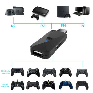 Uniraku �ŐV�� PS5/PS4/Switch/PC�p�L���Ɩ����R���g���[���[�ϊ��A�_�v�^�[ PS5�R���g���[���[�p�ڑ��R���o�[�^�[ PS4�R���g���[���[�p�c�i�K�[�� �g�����ꂽ�R���g���[���Ńv���C ���{�������