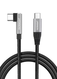 aceyoon USB C �P�[�u�� 1m Type-C L�� 2�{ 100W �}���[�d �^�C�vC �P��L�^ 480Mbps �f�[�^���� CtoC �P�[�u�� 90�x ���� �I�X-�I�X 1���[�g�� for iPhone16 �V���[�Y for Galaxy �Ȃǂ�USB-C �X�}�z/�^�u���b�g/�m�[