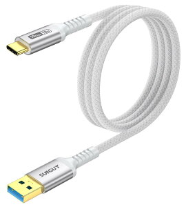 SUNGUY USB Type C P[u 1M USB3.1 Gen2 10Gbps f[^] ^Cv c [d USB-A to USB-C bLRlN^ Android AutoΉ iC҂ ϋv iPhone17/16/15V[YAGalaxy S24 ultraAiPad Pro/iPad air 5AX