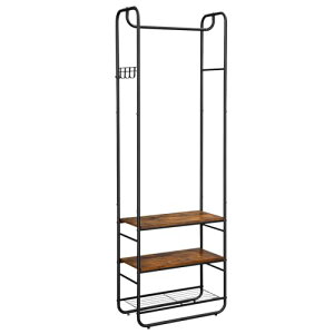 VASAGLE nK[bN ؐ X  V[YbN R[gnK[  ȃXy[X gݗĊȒPS̑ω׏d41KG gȒP 58×s28×181cm  R[g| ^HSR81BX/NHSR81BX